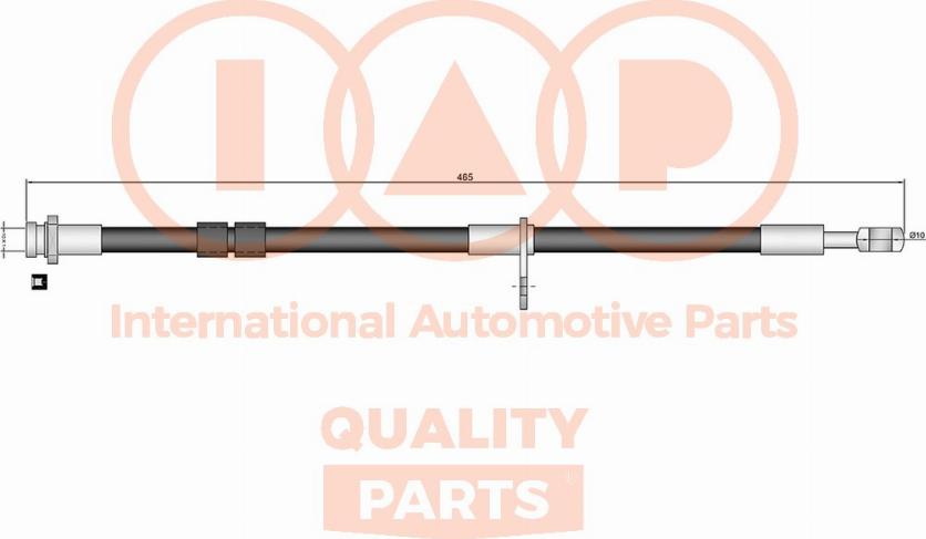 IAP QUALITY PARTS 708-16085 - Flexible de frein cwaw.fr