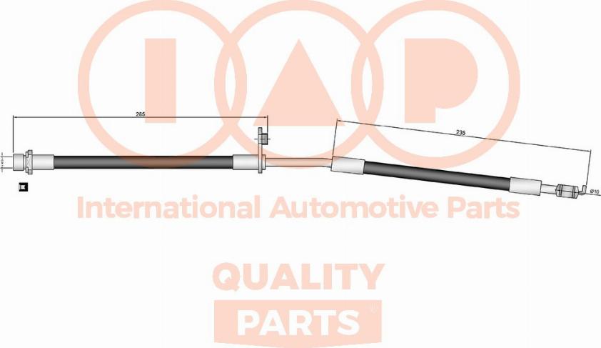 IAP QUALITY PARTS 708-17181 - Flexible de frein cwaw.fr