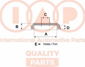 IAP QUALITY PARTS 710-07048 - Tambour de frein cwaw.fr