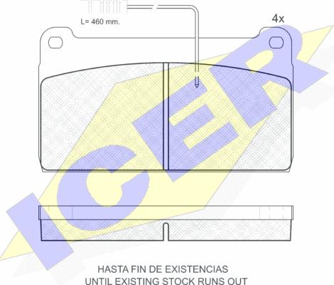 Icer 150666 - Kit de plaquettes de frein, frein à disque cwaw.fr