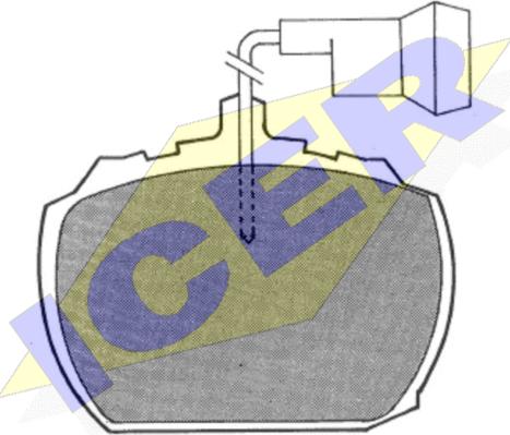 Icer 180301 - Kit de plaquettes de frein, frein à disque cwaw.fr