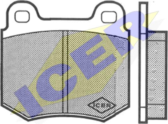 Icer 180213 - Kit de plaquettes de frein, frein à disque cwaw.fr