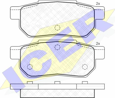 Quinton Hazell BP601 - Kit de plaquettes de frein, frein à disque cwaw.fr