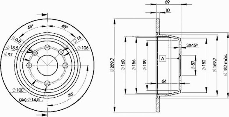 Icer 78BD9041 - Disque de frein cwaw.fr