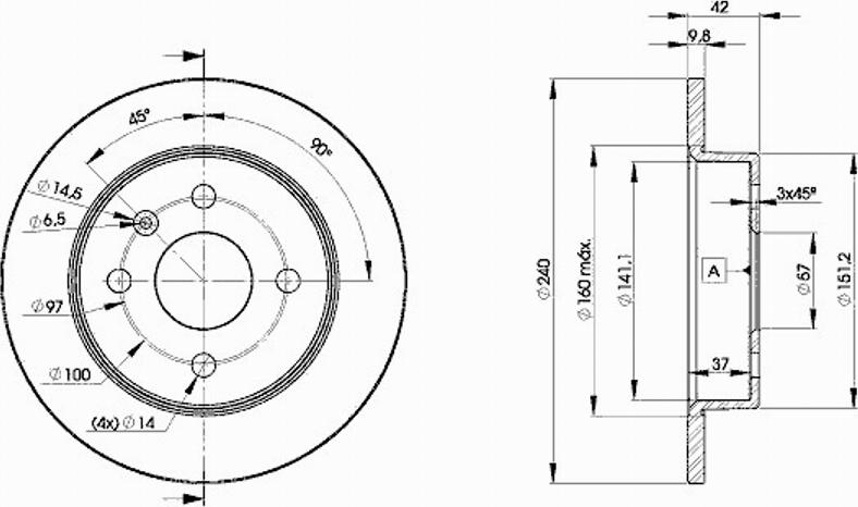 Icer 78BD9108 - Disque de frein cwaw.fr