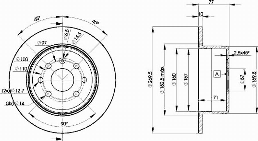 Icer 78BD9102 - Disque de frein cwaw.fr