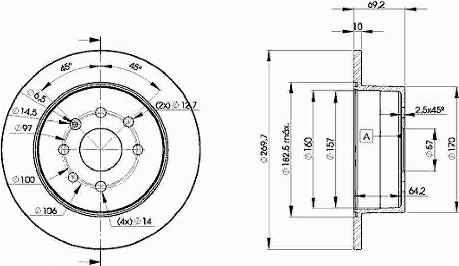 Icer 78BD9209 - Disque de frein cwaw.fr