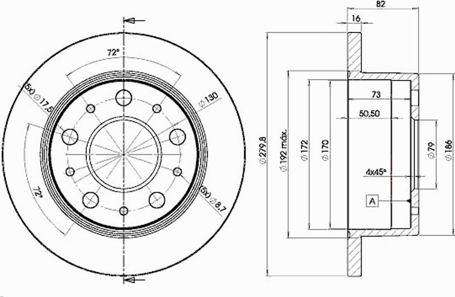 Icer 78BD4696 - Disque de frein cwaw.fr