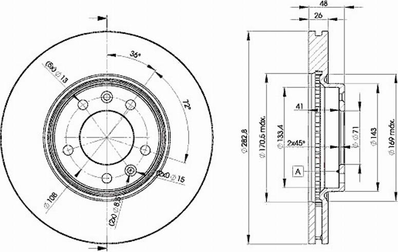 Icer 78BD4685 - Disque de frein cwaw.fr