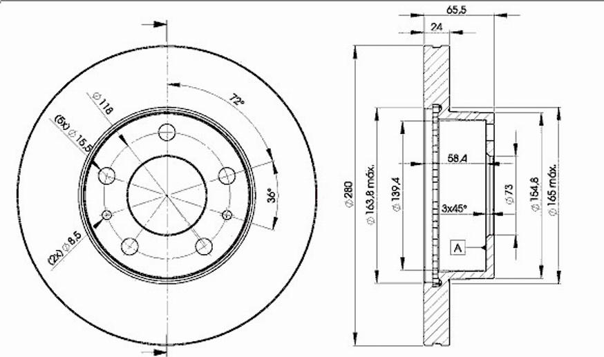 Icer 78BD4681 - Disque de frein cwaw.fr