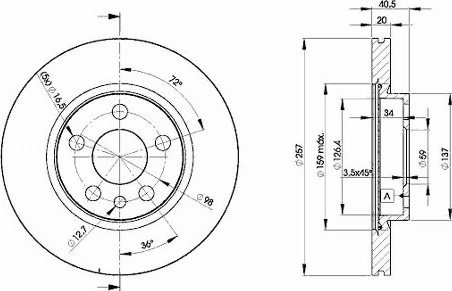 Icer 78BD4683 - Disque de frein cwaw.fr