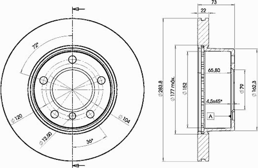 Icer 78BD4629 - Disque de frein cwaw.fr