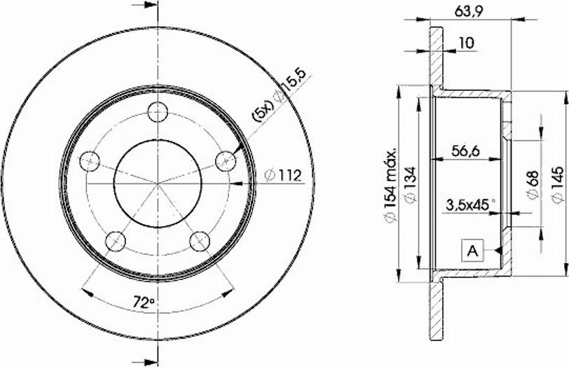 Icer 78BD4060 - Disque de frein cwaw.fr