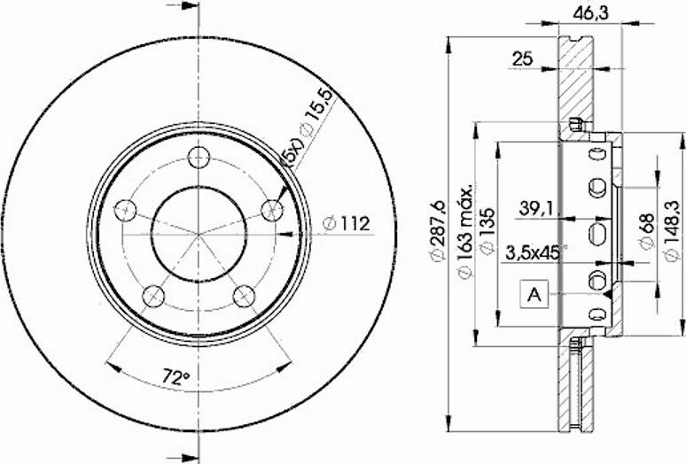 Icer 78BD4063 - Disque de frein cwaw.fr