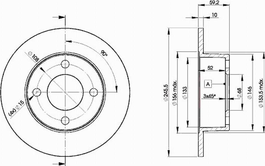 Icer 78BD4010 - Disque de frein cwaw.fr