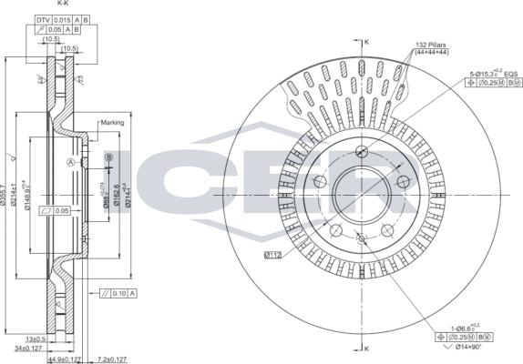 Icer 78BD4151-1 - Disque de frein cwaw.fr