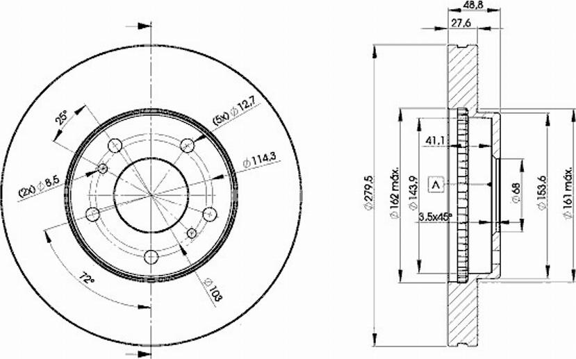 Icer 78BD4103 - Disque de frein cwaw.fr