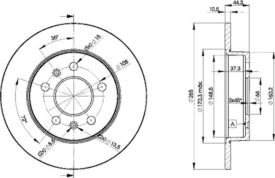 Icer 78BD4296 - Disque de frein cwaw.fr