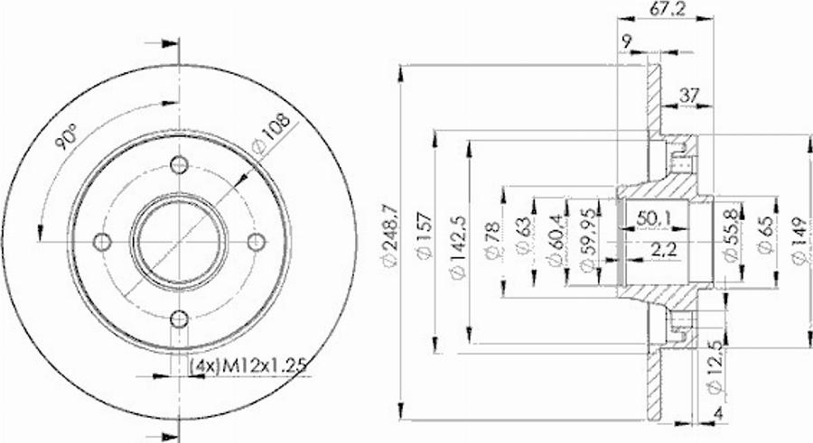 Icer 78BD4744 - Disque de frein cwaw.fr