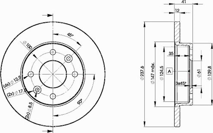 Icer 78BD4705 - Disque de frein cwaw.fr