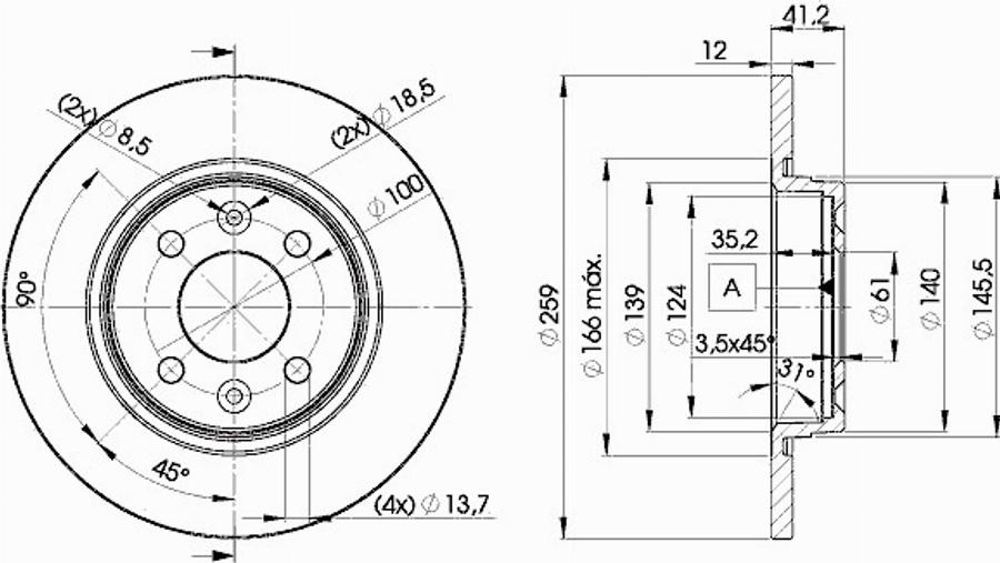 Icer 78BD4707 - Kit de freins, frein à disques cwaw.fr