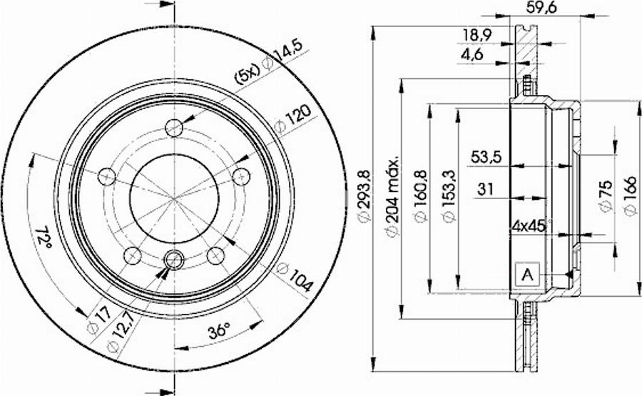 Icer 78BD5563 - Disque de frein cwaw.fr