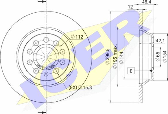 Icer 78BD5642-2 - Disque de frein cwaw.fr