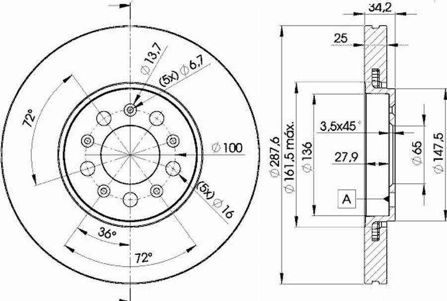 Icer 78BD5604 - Disque de frein cwaw.fr