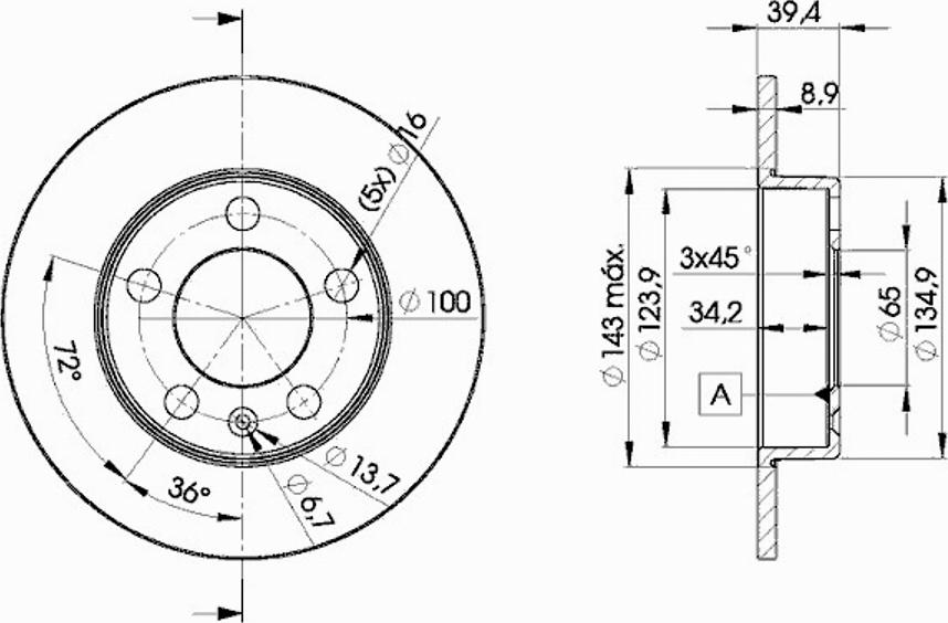 Icer 78BD5601 - Disque de frein cwaw.fr