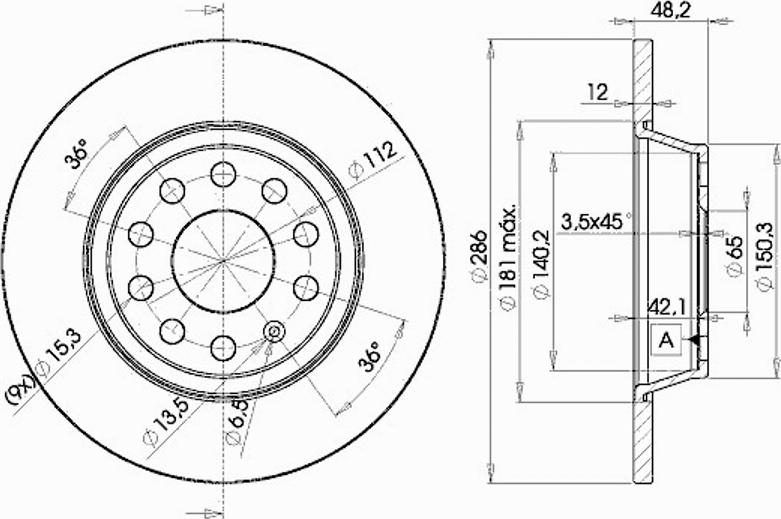 Icer 78BD5619 - Disque de frein cwaw.fr