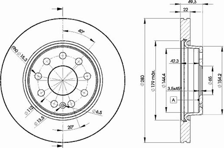 Icer 78BD5614 - Disque de frein cwaw.fr