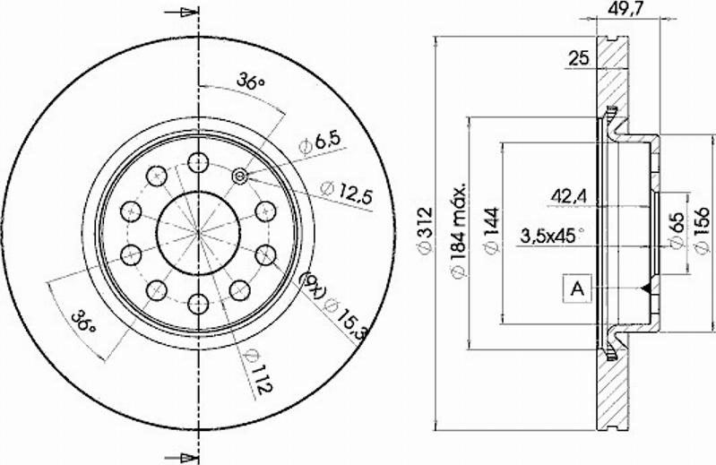 Icer 78BD5618 - Disque de frein cwaw.fr