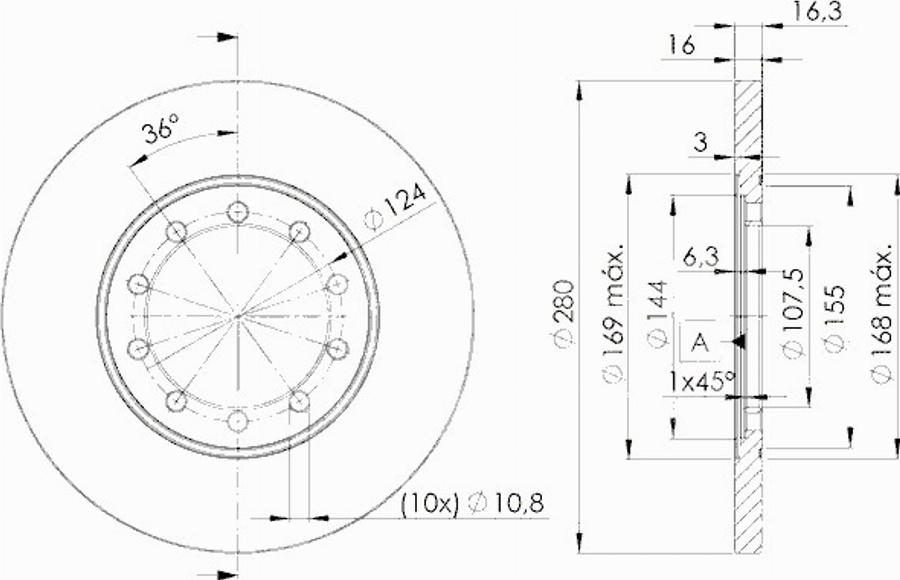 Icer 78BD5631 - Disque de frein cwaw.fr