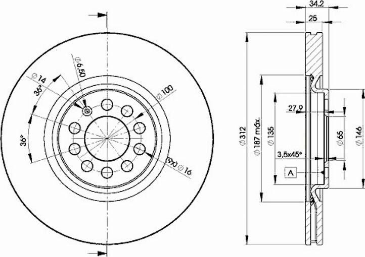 Icer 78BD5620 - Disque de frein cwaw.fr