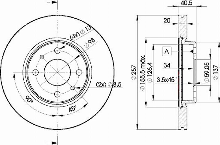 Icer 78BD5056 - Disque de frein cwaw.fr