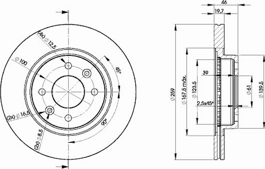 Icer 78BD5081 - Disque de frein cwaw.fr