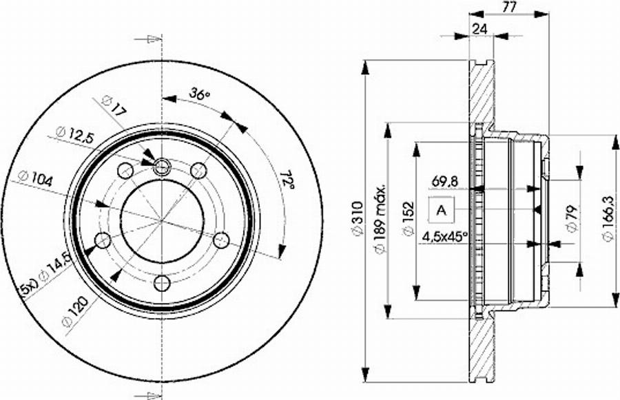 Icer 78BD6402 - Disque de frein cwaw.fr