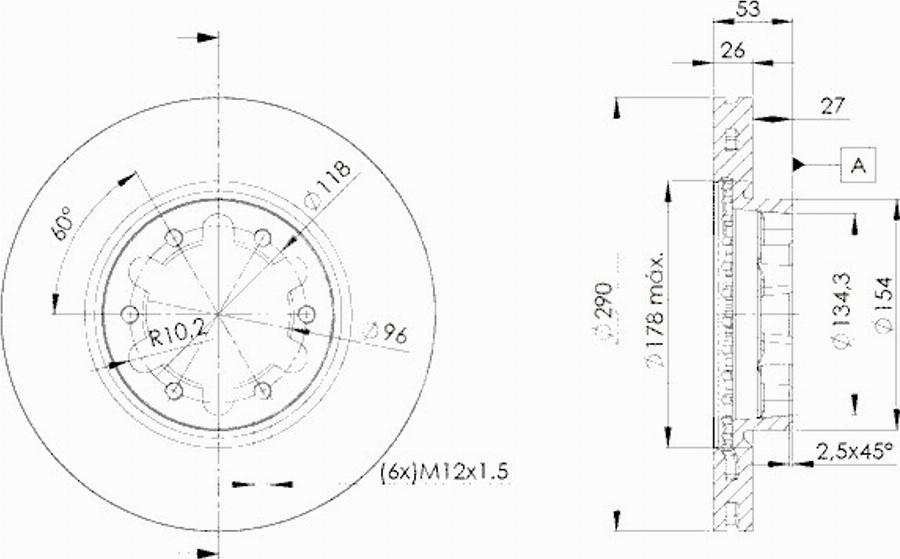 Icer 78BD6031 - Disque de frein cwaw.fr