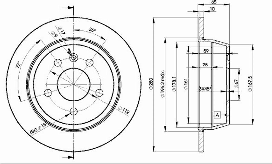 Icer 78BD6381 - Disque de frein cwaw.fr