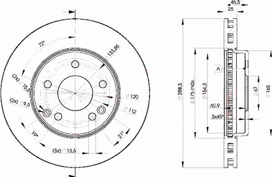 Icer 78BD0410 - Disque de frein cwaw.fr