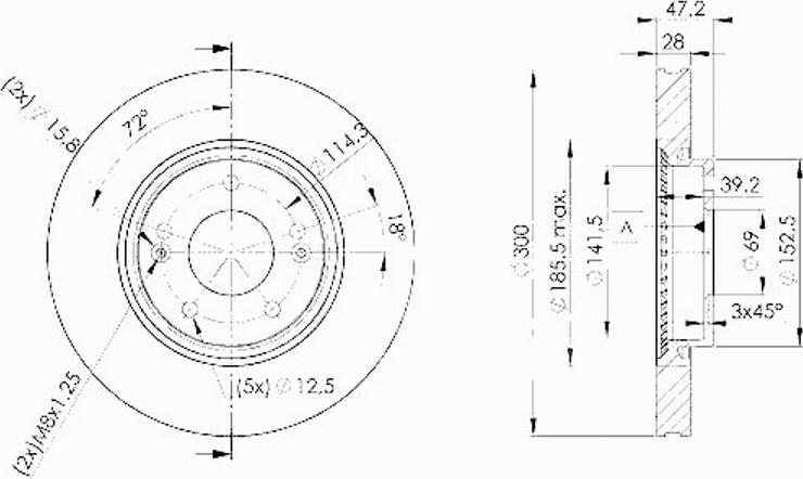 Icer 78BD0580 - Disque de frein cwaw.fr