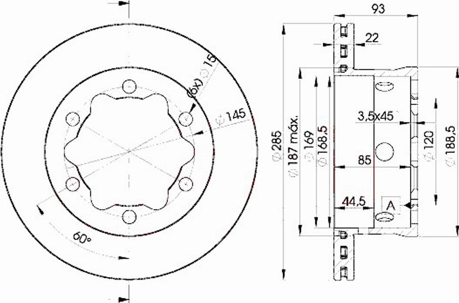 Icer 78BD0185 - Disque de frein cwaw.fr