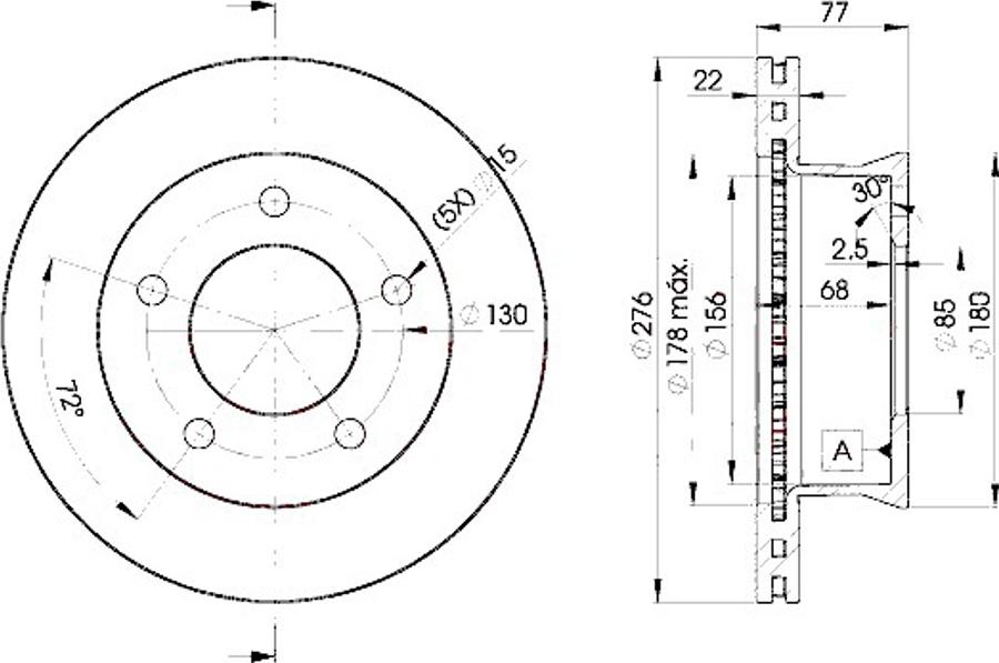 Icer 78BD0181 - Disque de frein cwaw.fr