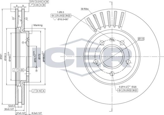 Icer 78BD1569-1 - Disque de frein cwaw.fr