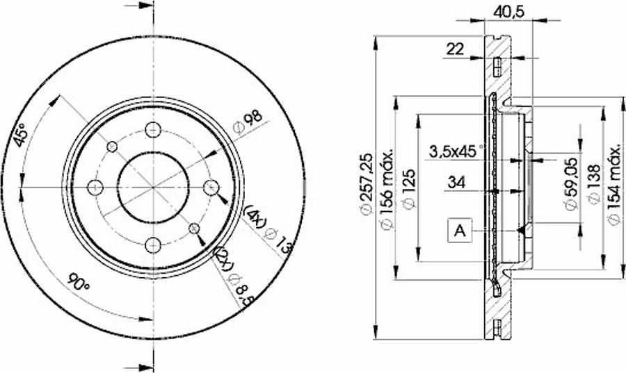 Icer 78BD1650 - Disque de frein cwaw.fr