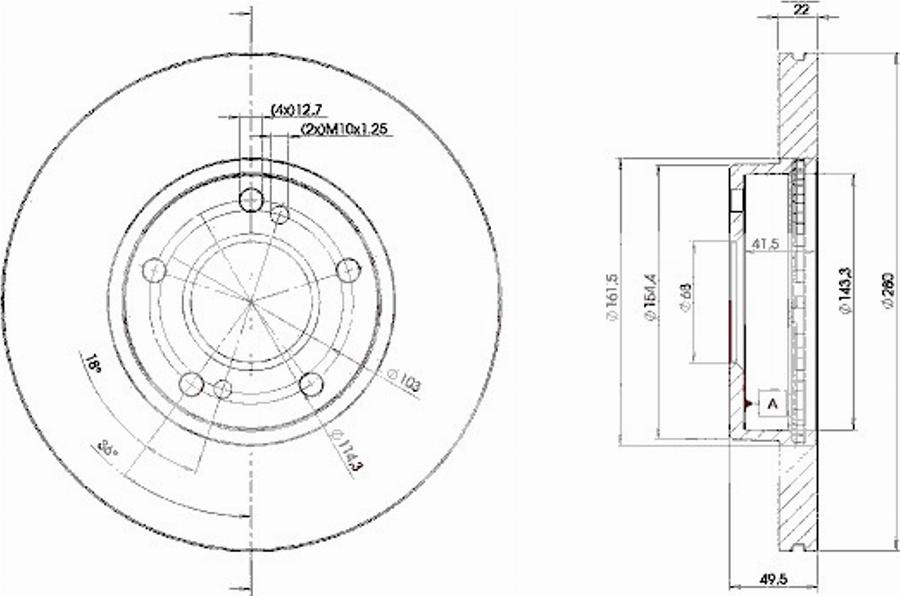 Icer 78BD1057 - Disque de frein cwaw.fr