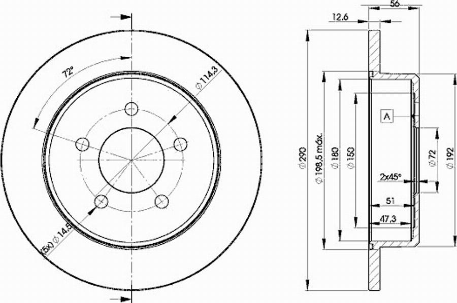 Icer 78BD1023 - Disque de frein cwaw.fr