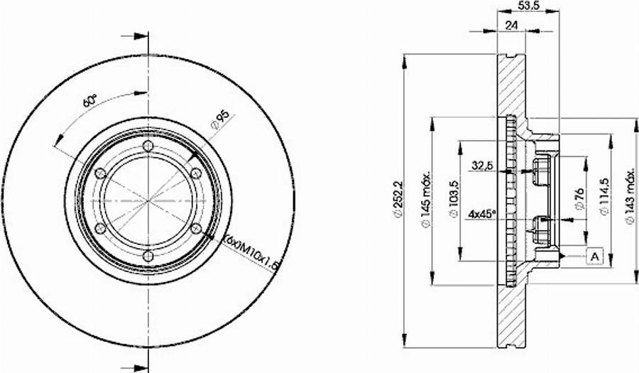 Icer 78BD1367 - Disque de frein cwaw.fr