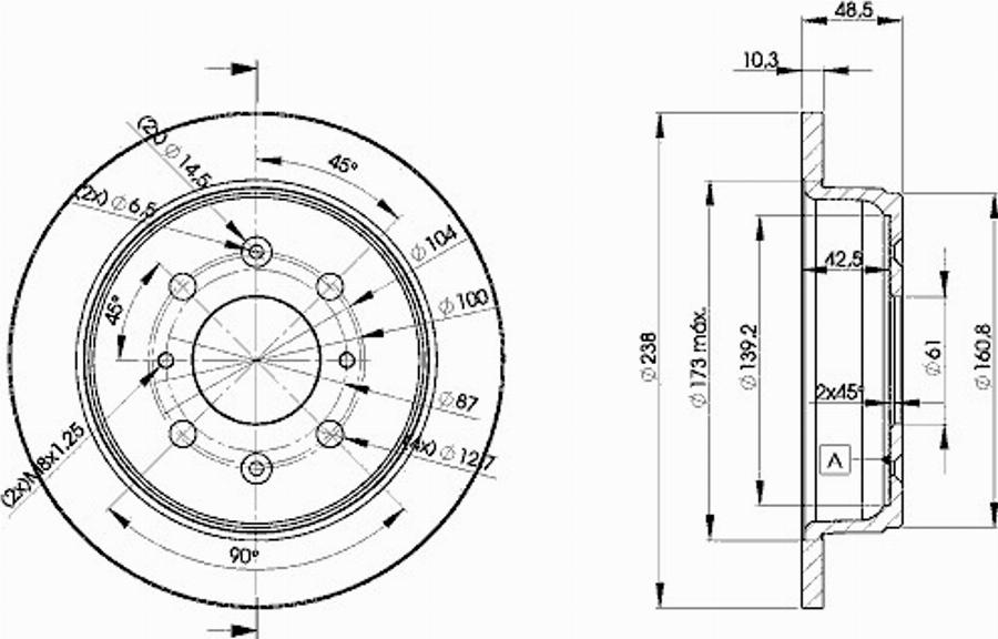 Icer 78BD1703 - Disque de frein cwaw.fr