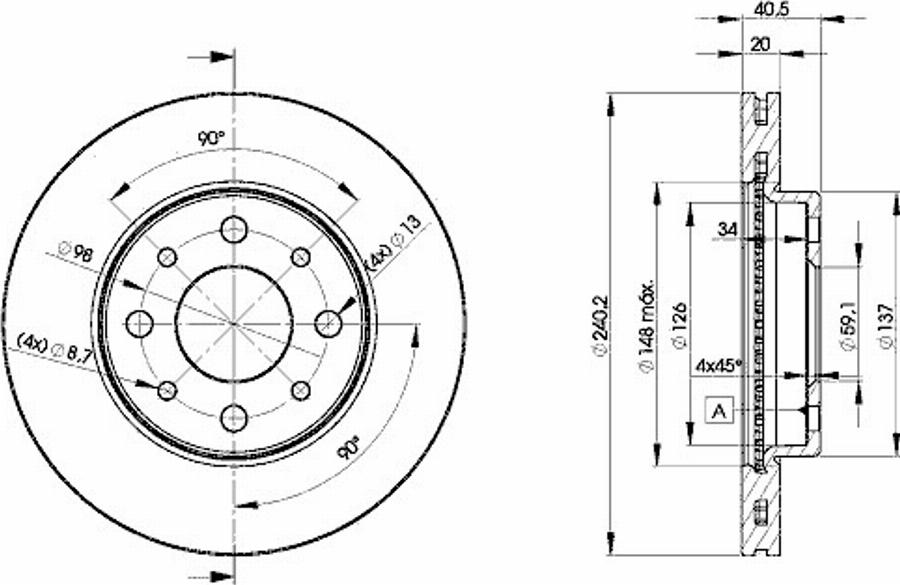 Icer 78BD8929 - Kit de freins, frein à disques cwaw.fr